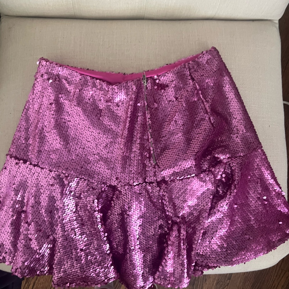 Sequin Pink Skirt